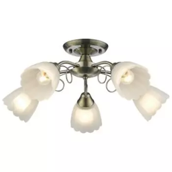 Люстра «Серафина» 5x60Вт E27 бронза 56x56x23,5см