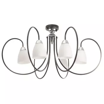 Люстра «Серо» 6хЕ27 40 Вт черно-хромовый 858560 см