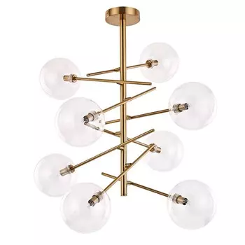 Люстра SEVERUS, 8x40Вт G9, цвет бронза