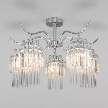 Люстра Sevilia, 5x60Вт E14, цвет хром