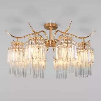 Люстра Sevilia, 8x60Вт E14, цвет золото