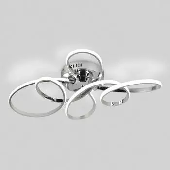 Люстра Shaft, 128Вт LED, 10240лм, 3300-6500К, цвет хром, с ПДУ