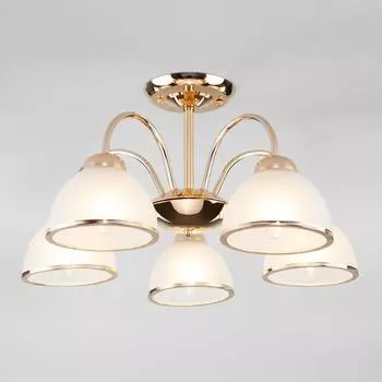 Люстра Shanon, 5x40Вт E27, цвет золото