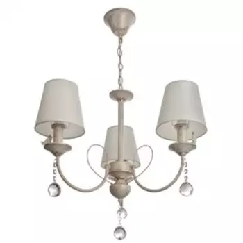 Люстра "Шанталь" 3x40Вт E14 белый+золото 58x58x50 см BayerLux