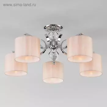 Люстра Shantel, 5x40Вт E14, цвет хром