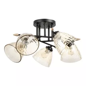 Люстра «Шарлин» 5хЕ27 40 Вт черный 606027 см BayerLux