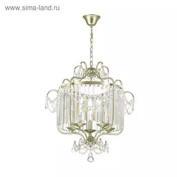 Люстра Sharm, 5x40Вт E14, цвет серебро