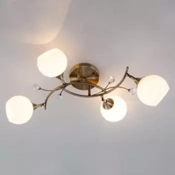 Люстра Sharon 4x40Вт E27 бронза