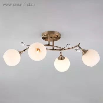 Люстра Sharon 4x40Вт E27 бронза