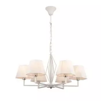 Люстра Si, 6x40Вт E14 , цвет белый