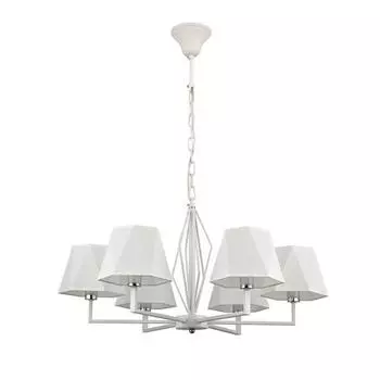 Люстра Si, 6x40Вт E14 , цвет белый