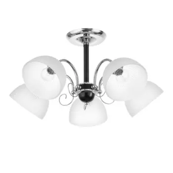 Люстра «Сицилия», 560 Вт Е27, хром/черный