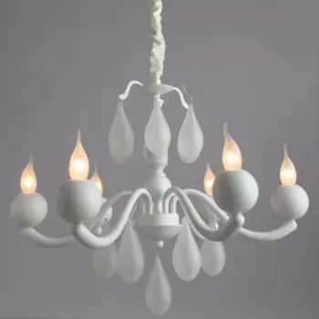 Люстра SIGMA, 6x40Вт E14, цвет белый