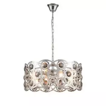 Люстра Silk, 8x40Вт E14, цвет дымчатый