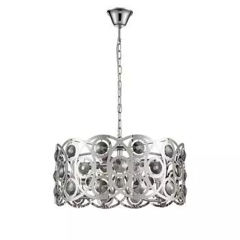 Люстра Silk, 8x40Вт E14, цвет дымчатый