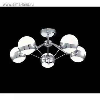 Люстра Silvia 5x60Вт E14 хром