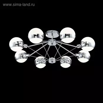 Люстра Silvia 8x60Вт E14 хром