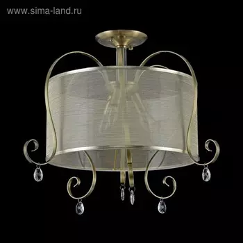 Люстра Simone 3x40Вт E14 бронза 62,8x62,8x50,7см