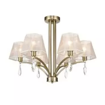 Люстра Sinfonia, 6x40Вт E14, цвет бронза