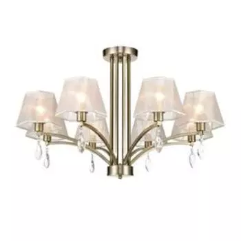 Люстра Sinfonia, 8x40Вт E14, цвет бронза