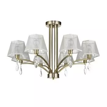 Люстра Sinfonia, 8x40Вт E14, цвет бронза