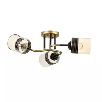 Люстра «Синна» 3хЕ27 40 Вт черно-золотой 505027 см BayerLux