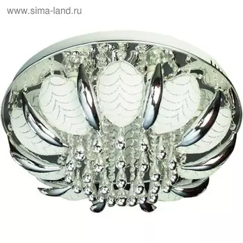 Люстра Sintiya 6x60Вт E14 хром 50x50x24см