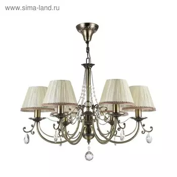 Люстра Maytoni RC093-PL-06-R, 6хE14, 40Вт, 65х65х99 см, цвет бронза