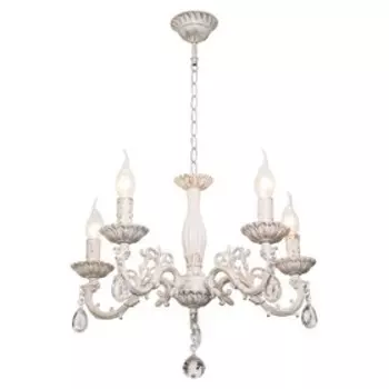 Люстра "София" 5x40Вт E14 белый 45х45х68см.