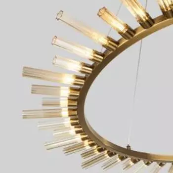 Люстра Sole, 48x3Вт G4, цвет золотая бронза