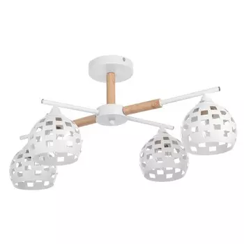 Люстра Союз 4х60Вт Е27 белый 65х41х28см