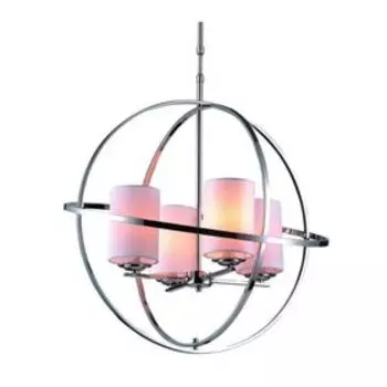 Люстра "Spazio", 4x40Вт E14, никель