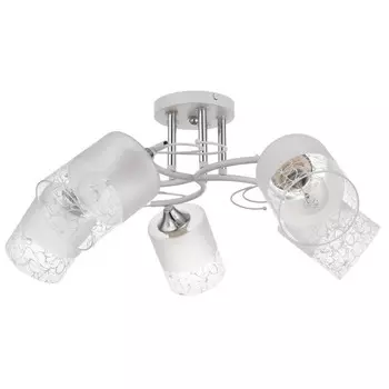 Люстра "Спектакль" 5х60Вт Е27 белый 58х58х25см