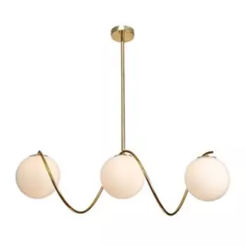 Люстра «Спираль» 340 Вт E27 золото 208090 см BayerLux