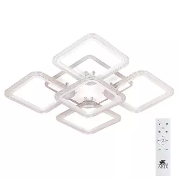 Люстра SPLASH, 90Вт LED, 2700-7000К, 9000лм, цвет белый