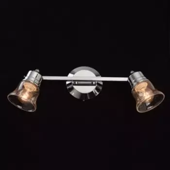 Люстра спот «Алгол» 2x40W E14 хром 12x55x23см