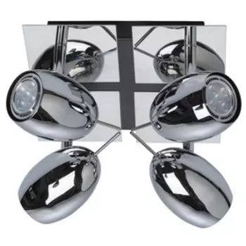 Люстра спот "Алгол" 4x5W GU10 хром 33x33x17см
