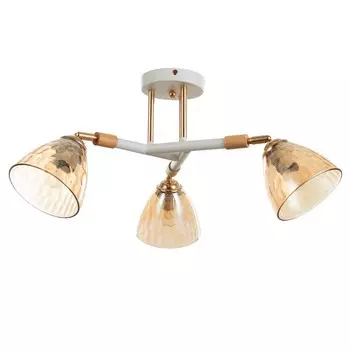 Люстра "Стар" 3х60Вт Е27 белый 53х53х27см