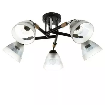 Люстра Светогор "Стар" 5х60Вт Е27 черный 53х53х26см