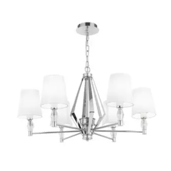 Люстра Stein, 6x40Вт E14, цвет хром