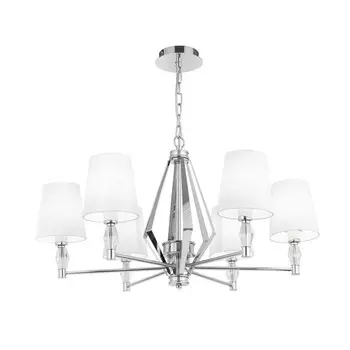 Люстра Stein, 6x40Вт E14, цвет хром