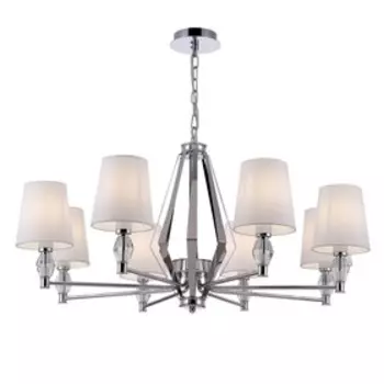 Люстра Stein, 8x40Вт E14, цвет хром