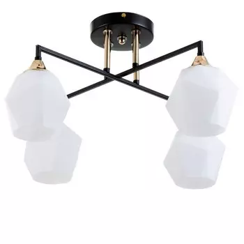 Люстра Светогор "Стиль" 4х60Вт Е27 черный 55х55х28,5см