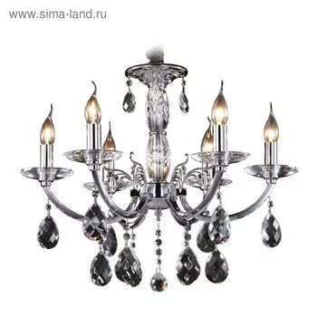 Люстра STREGARO 6х60Вт E14 хром 60x164см