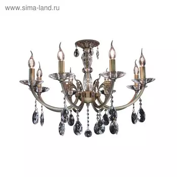 Люстра STREGARO 8х60Вт E14 бронза 75x171см
