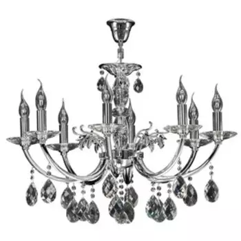 Люстра STREGARO 8х60Вт E14 хром 75x171см