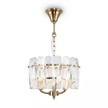 Светильник подвесной Maytoni MOD122PL-03BS, 3хE14, 40Вт, 33х33х124 см, цвет латунь