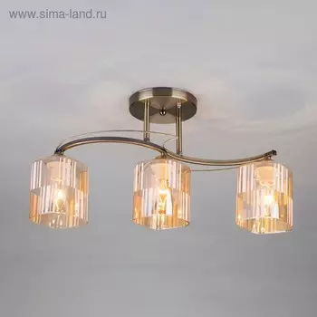Люстра Susan 3x60Вт E27 бронза