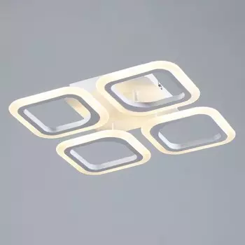 Люстра светодиодная "Анжи" LED 52Вт 2700-6400К 4160Лм 34,5х34,5х7,5см