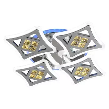 Люстра светодиодная, размер 55x55x8 см